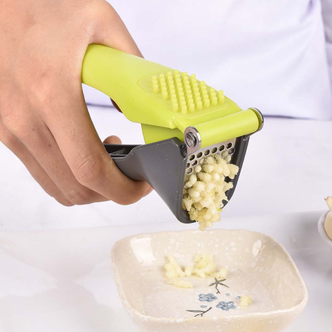 Easy Use Handheld Ginger Garlic Mincer Kitchen Stainless Steel Manual Garlic Press Vegetable Crusher Ginger Squeezer Masher Tool ► Photo 1/6