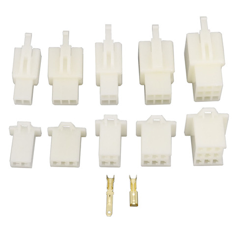 5 Sets/kit 2/3/4/6/9 Pin DJ7021A~DJ7091A-2.8 with terminals Electrical Wire Connectors Plug Male and female Automobile Connector ► Photo 1/6