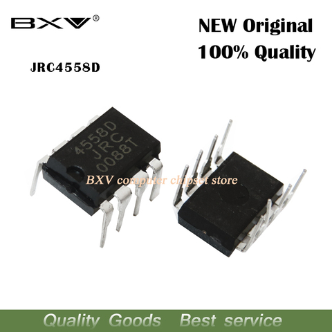 20PCS NJM4558D DIP8 NJM4558 DIP JRC4558D JRC4558 Dual operational amplifier New original IC ► Photo 1/1