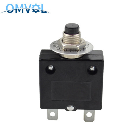 1PC Reset thermal switch 10A 15A 20A 25A 30A 40A 50A overload protection circuit breaker overload protector ► Photo 1/6