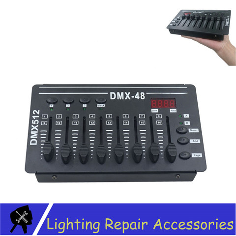 Stage Light LED Mini Dmx Controller LED Par Light DJ Light Console For Moving Heads Led Disco Lighting Effect Battery Console ► Photo 1/6