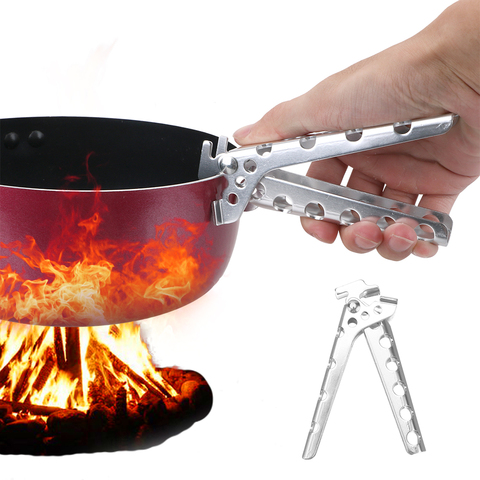 NICEYARD Outdoor Camping Pot Pan Gripper Handle Bowl Gripper Cookware Tableware Anti-hot Pot Pan Gripper Holder ► Photo 1/6