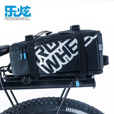 ROSWHEEL LOHAS 5L Bicycle Carrier Bag Rack Trunk Bike Luggage Back Seat Pannier Outdoor Cycling Storage Handbag Shoulder Strip ► Photo 1/6