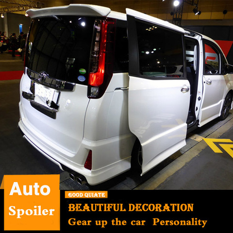 For Toyota NOAH VOXY Spoiler 2013 2014 2015 2016 2017 2022 ABS Material Car Rear Wing Primer Color Trunk Rear Roof Spoiler Sport ► Photo 1/5
