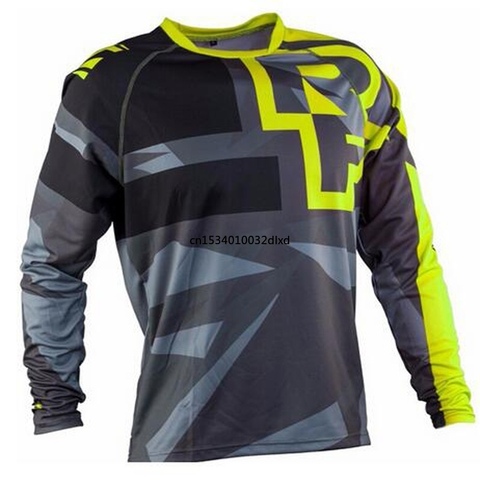 2022 Racing Track Jersey Motocross  jersey mx downhill ropa mtb mountain bike shirt equipement Motor cross clothing FXR  DH MTB ► Photo 1/6