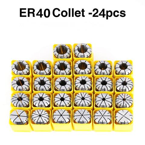 High Precision ER40 collets 3mm - 26mm Spring Collet 0.005 accuracy ER40 Collet Chuck Holder CNC Machine Engraving Milling ► Photo 1/6