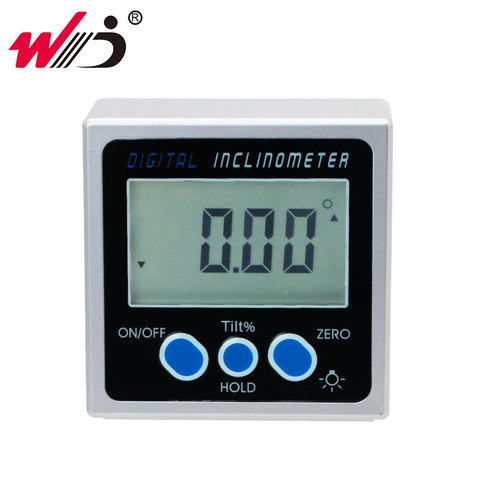 4*90 Mini Digital Bevel Box Gauge Digital Inclinometer Protractor Angle Finder Gauge Angel Meter With magnets on bottom ► Photo 1/6