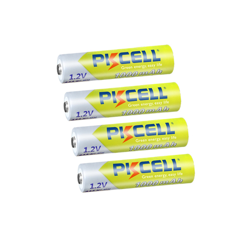 4/8PC PKCELL  AAA NIMH Rechargeable Battery 3A 1000mah 1.2V NI-MH AAA Battery batteries Rechargeable aaa up to 1000circle times ► Photo 1/6