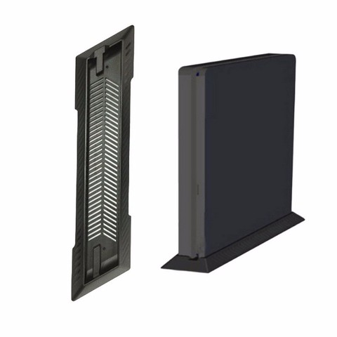 Hot sale Vertical Stand Dock Mount Supporter Base Holder for PS4 Slim Black ► Photo 1/3