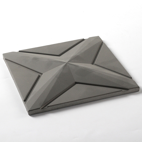 Handmade Concrete Molds Unique-Design Four-pointed Star Facing Stone Cement Mould Decorative Tool ► Photo 1/6