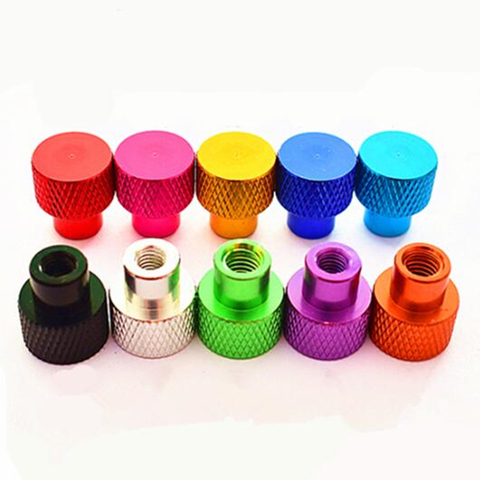 10pcs M3 M4 M5 M6 M8 M10 Blind hole Frame Hand Tighten Flange nut Knurled Aluminum Hand thumb nut for FPV RC Model Nuts ► Photo 1/3