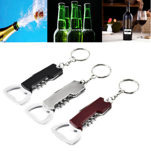 Funny Beer Bottle Opener Keychain Kitchen Tools Gadgets Accesories