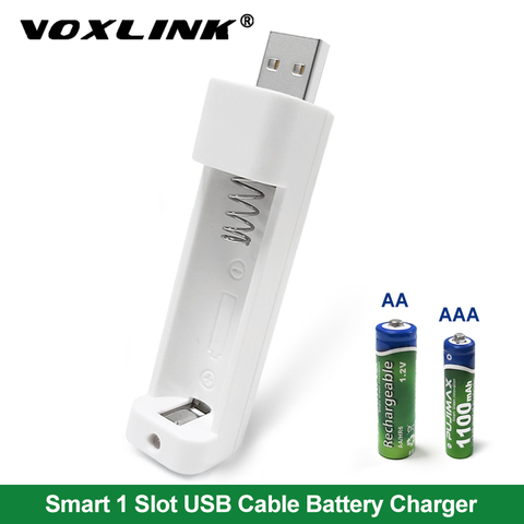 VOXLINK Battery Charger For AA/AAA Rechargeable Batteries Charger For remote control microphone camera digital mouse flashlight ► Photo 1/6