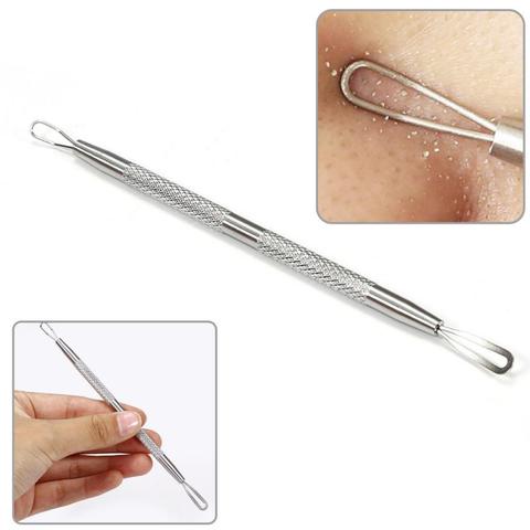 1PC Silver Blackhead Acne Needle Blemish Extractor Remover Stainless Needles Tool Spoon for Face Skin Care Pore Cleaner TSLM2 ► Photo 1/6
