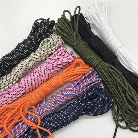 10Yards 3mm Parachute Cord Rope Lanyard Rope Mil Spec Type One Strand Climbing Camping Survival Equipment DIY Jewelry Making ► Photo 1/6