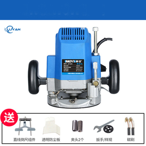 1800W Electric multifunction Hand Wood Trimmer Woodworking Engraving machine Slotting Machine ► Photo 1/3