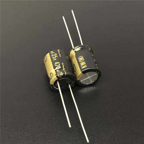 5Pcs/50Pcs 470uF 25V NICHICON KW Series 10x12.5mm 25V470uF HiFi Audio Capacitor ► Photo 1/2