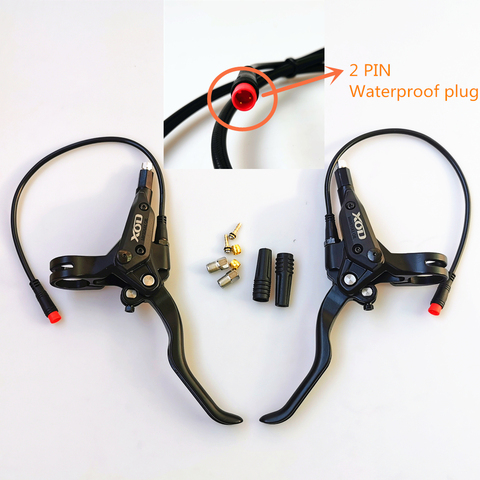 E-Bike Brake Hydraulic Disc Cut Off Power Brake  2PIN waterproof plug DIY assembly EBike Scooter Front Rear Brakes ► Photo 1/6