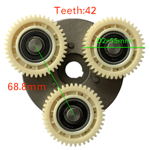 Nylon Gear Assembly for Bafang BPM/ G070 250W/350W/500W series Motor with Clutch Spare Part for Replacement ► Photo 1/3