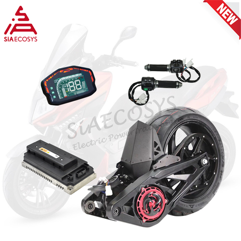 2022 SIA New Arrival QSMOTOR 14 x 6.0inch 3000W 4000W Max 13500W 72V 110KPH QS138 Mid Drive Motor Kit for PCX Electric Scooter ► Photo 1/6