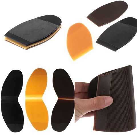 1 Pair DIY Stick-up Shoe Protector Man Women Rubber Repair Shoes Forefoot Pad Sole Outsoles For Shoes Anti-slip Wear Resistant ► Photo 1/6