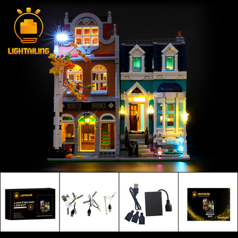 LIGHTAILING LED Light Kit For 10270 Creator Bookshop Toys Building Blocks Lighting Set ONLY ► Photo 1/6