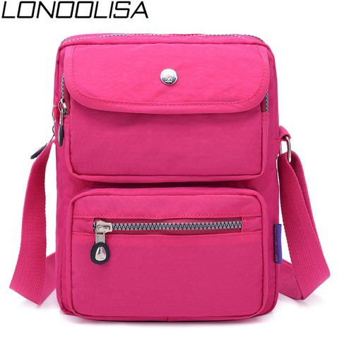 Fashion Women Solid Nylon Shoulder Bag High Quality Waterproof Crossbody Bags For Women 2022 Light Ladies Daily Travel Small Bag ► Photo 1/6