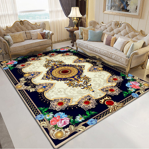 New Luxurious Persian Style Carpets For Living Room Bedroom Rugs And Carpet Classic Turkey Study Floor Mat Coffee Table Area Rug ► Photo 1/6