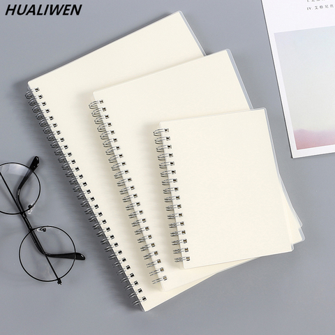 2pcs A5/A6/B5 Spiral book coil Notebook To-Do Lined DOT Blank Grid Paper Journal Diary Sketchbook For School Supplies Stationery ► Photo 1/5