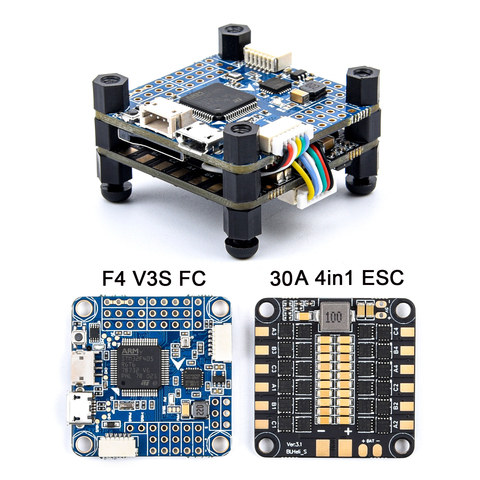 30A 4in1 ESC & F4 V3S V3 PRO Flight Control Upgrade version V3.5 V3 S Built-in Image Filtering OSD For FPV RC Drone ► Photo 1/6