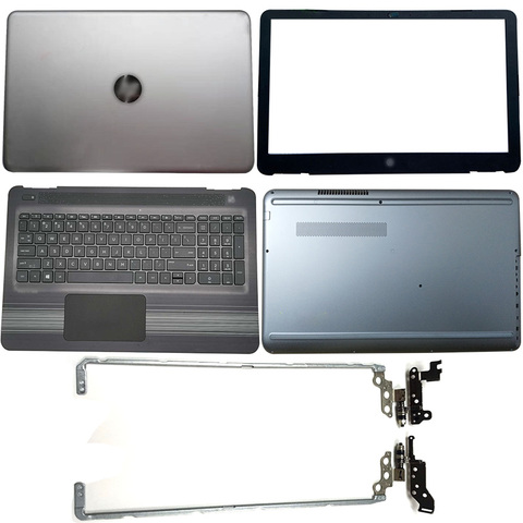 Laptop LCD Back Cover/Front Bezel/Hinges/Palmrest/Bottom Case For HP Pavilion 15-AW 15-AL 15-AU AU034TX AU040TX AU094TX Silver ► Photo 1/6