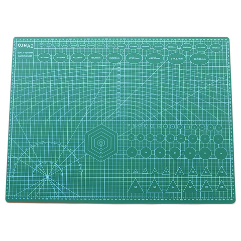 PVC Grid Mat Cutting Mat Patchwork Craft Mat Pad Leather Fabric