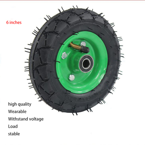 2pcs/lot 6 inch Inflatable Tire Wear-Resistant Wheel 150mm Cart Trolley Tyre Caster 250kg Changeable Inner Tube Wearable Tires ► Photo 1/4