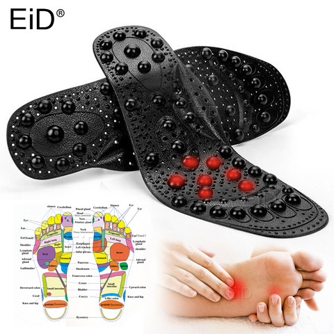 EiD 68 magnet Magnetic Therapy Silicone Insoles Transparent Massage Foot Weight Loss Slimming Insole Health Care Shoe Pad Sole ► Photo 1/6