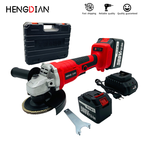125mm Angle Grinder 21V Cordless Rechargeable Brushless Electric Angle Grinder ► Photo 1/6