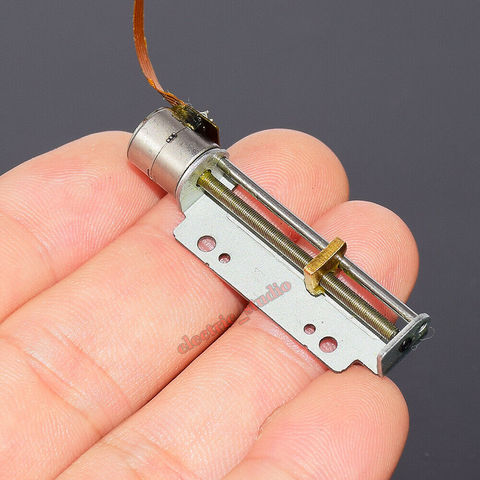 Micro Mini 8mm precision screw stepper motor 2-phase 4-wire Stepping Motor Stroke 30mm Linear Actuator ► Photo 1/6