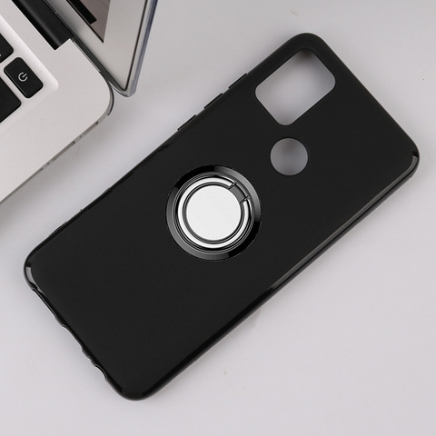 for UMIDIGI Power 3 Back Ring Holder Bracket Phone Case Cover Phone TPU Soft Silicone Cases for UMIDIGI Power 3 6.53