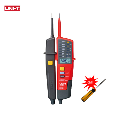 UNI-T UT18C High Voltage Continuity Tester Meter AC Digital Voltmeter LED Indicator Detector Voltage Display RCD Phase Rotation ► Photo 1/5