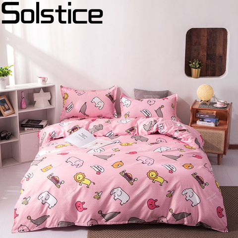 Solstice Home Textile Autumn Dark-color Flower Series  Bed Linens 4pcs Bedding Sets Bed Set Duvet Cover Bed Sheet Mans Cover Set ► Photo 1/6