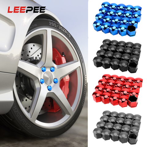 20 Pieces 17mm Car Wheel Nut Caps Anti-Rust Protection Covers Caps Car Tyre Nut Bolt Exterior Decoration Auto Hub Screw Cover ► Photo 1/6
