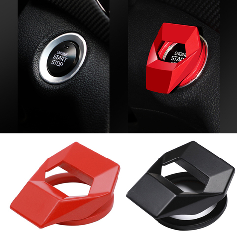 Car Engine Start Stop Button Cover for Jeep Grand Cherokee Chrysler 300C Renegade Fiat Freemont ► Photo 1/4