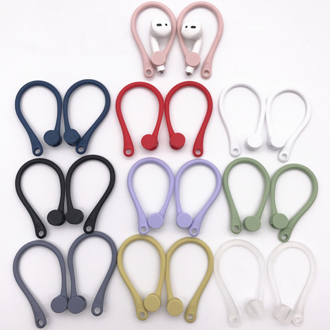 Silicone Sports Anti-lost Ear Hook Protective Earhooks Holder Secure Fit Hooks Wireless Earphone Accessories For Apple AirPods ► Photo 1/6