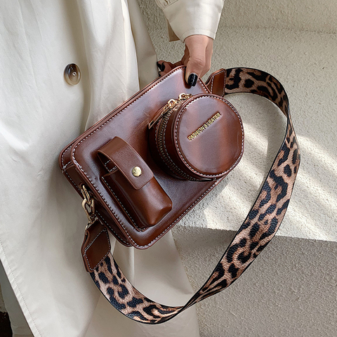 Vintage Camera Shape Women Shoulder Bags designer Wide Straps Shoulder Bags  luxury pu leather crossbody Bag Female Purse Bolso - Price history & Review, AliExpress Seller - Kovenly Branch Store