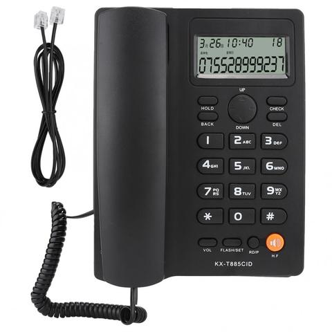 Caller ID Telephone Hands-free Calling Landline Phone Clear Sound Noise Reduction Telephone for Home Office Hotel English ► Photo 1/6