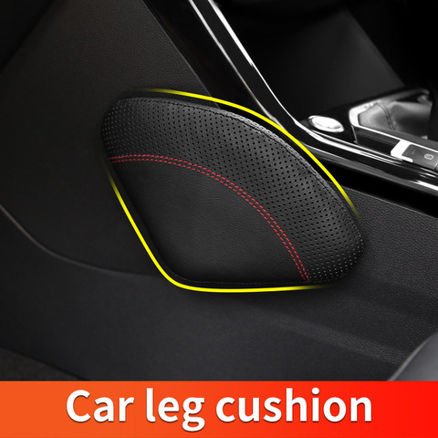 1pcs Car interior leather leg pads knee pads thigh cushions thigh support pads interior modification accessories supplies ► Photo 1/6