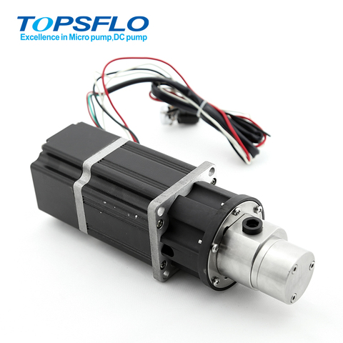 Magnetic Drive Micro DC Gear Pump (DC brushless motor, controller build-in) Water Pump 24V Fluid Pump ► Photo 1/1