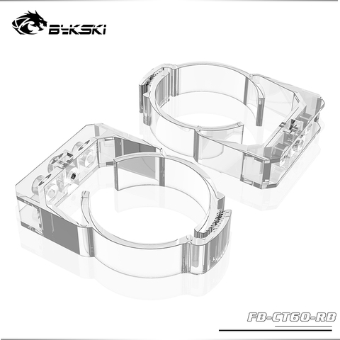 Bykski water tank bracket for 60mm diameter water tank / transparent buckle to help tank fixing ► Photo 1/6