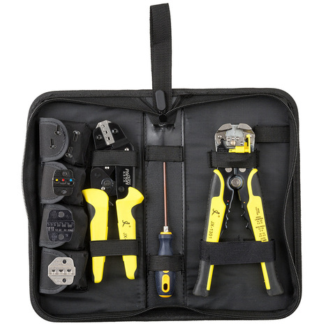 PARON 4 In 1 Multifunction Wire Crimper Kit Cutting Crimping Terminal Electrician Repair Tools Set Professiona ► Photo 1/6