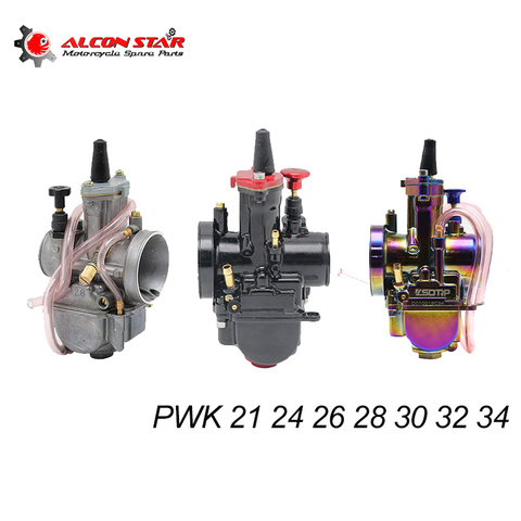 Alconstar- Universal 21 24 26 28 30 32 34 2T/4T PWK Motorcycle Carburetor Carburador Power Jet For Yamaha Mikuni Koso ATV Suzuki ► Photo 1/6