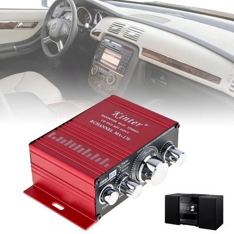 Mini Home Computer Bedside Stereo Amplifier Booster DC 12V 20W Clear Sound Car Ultra Low Noise MP3 Speaker with 2 Channel Way ► Photo 1/6